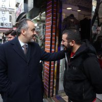 Başkan-esnaf tek yürek  