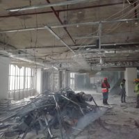 Tower Plaza’da yıkım süreci başladı 