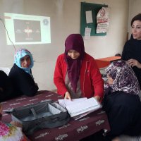 Çiftçi kadınlara hayvan yetiştiriciliği eğitimi    