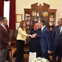 Azeri işadamlarından Başkan Aktaş’a ziyaret  