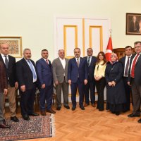 Azeri işadamlarından Başkan Aktaş’a ziyaret  