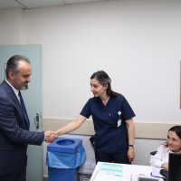 Doktorlara bayram ziyareti 