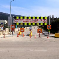 Dobruca – İnkaya yoluna tabelalı önlem 