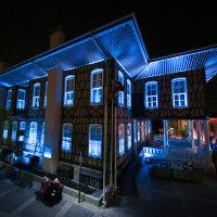 Bursa otizm için mavi ışık yaktı 