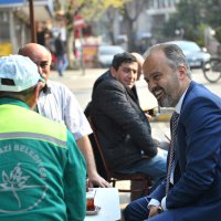 Başkan Aktaş, metroda vatandaşı dinledi 