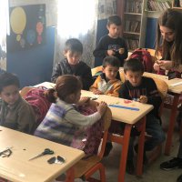 Kütüphane çocukların ayağına geldi 