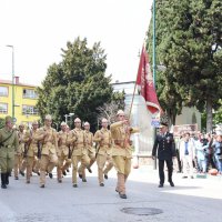 Jandarma taburuna temsili uğurlama 