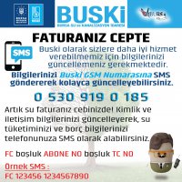 Su faturaları artık cebinizde 