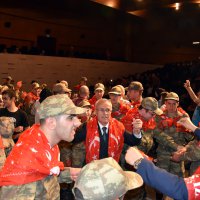 Engelli gençlere asker kınası yakıldı 