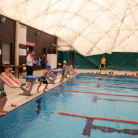 Havuzlar minik kulaçlarla şenlendi 