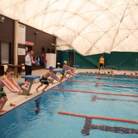 Havuzlar minik kulaçlarla şenlendi 