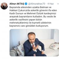  Başkan Aktaş’tan bayramda anlamlı kutlama 