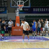 Basketbol seçmelerine yoğun katılım 