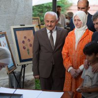 BUSMEK’ten Amman’da ebru sergisi 