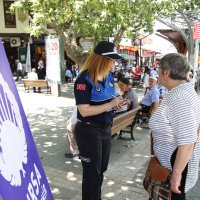 Zabıta bu kez eğitim için sahada 