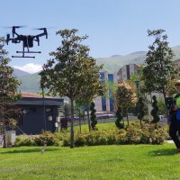 Kaçak yapıya havadan takip 