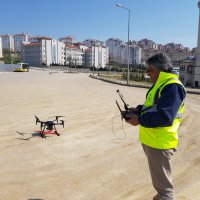 Kaçak yapıya havadan takip 