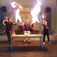 Bilim Avcıları gençlik kampında  