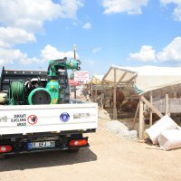 Kurban pazarlarında sinekle mücadele  