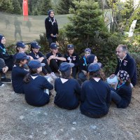 Başkan Aktaş, izcilik kampında 