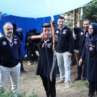 Başkan Aktaş, izcilik kampında 