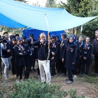 Başkan Aktaş, izcilik kampında 