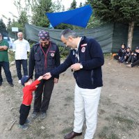 Başkan Aktaş, izcilik kampında 