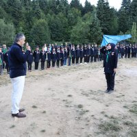 Başkan Aktaş, izcilik kampında 