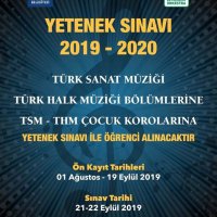 Orkestra yeni yeteneklerini arıyor 