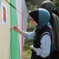 Gençler şehre ‘renk’ kattı  