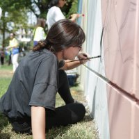 Gençler şehre ‘renk’ kattı  