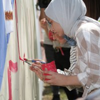 Gençler şehre ‘renk’ kattı  