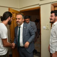  Başkan Aktaş’a öğrencilerden sürpriz aşure ikramı 