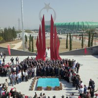 Şehitler diyarına görkemli anıt 