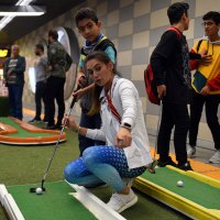 Golf keyfi yer altına indi 