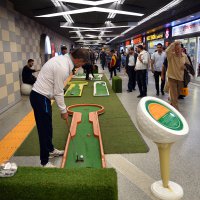 Golf keyfi yer altına indi 