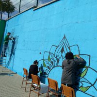 Gençler şehre renk katıyor 