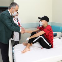 Başkan Aktaş, moral aşıladı 