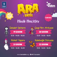 BTM’de ara tatile özel atölyeler 