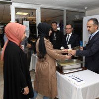 Başkan Aktaş'la ders arası çorba molası 