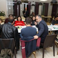 Başkan Aktaş'la ders arası çorba molası 