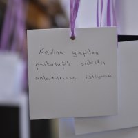 Bursa kadına şiddeti reddediyor 