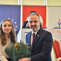 Başkan Aktaş, BUSMEK öğretmenleriyle  