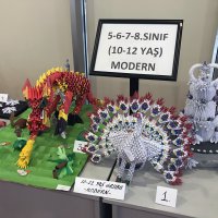 Origami yarışmasında ödüller verildi 