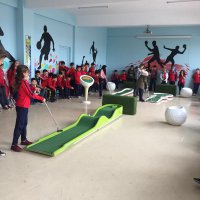 Mini Golf okullara taşındı 