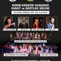 Kırım-Kerkük-Karabağ Sanat ve Dostluk Şöleni 