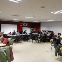 Sınav döneminde koridorlar bile doldu 