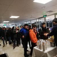 Sınav döneminde koridorlar bile doldu 