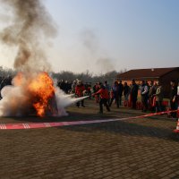 Barınma evinde yangın tatbikatı  