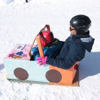 Karton Kızak Yarışması’nda ödüller sahiplerini buldu  